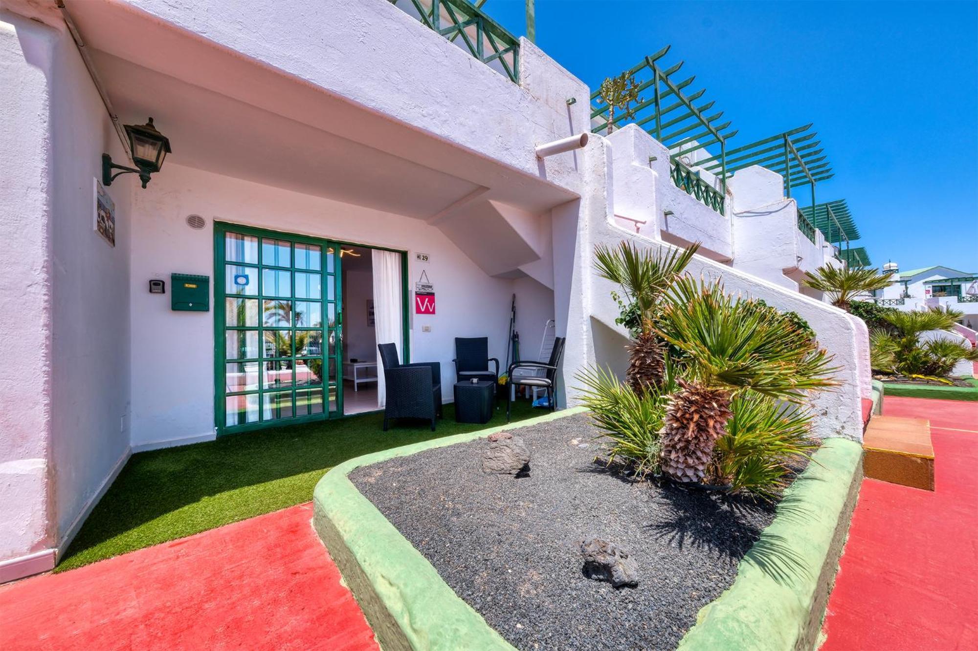 Apartment La Vela Azul -Pool & Tennis - Free Ac &Good Wifi- Smart Tv ปูแอร์โตเดลคาร์เมน ภายนอก รูปภาพ